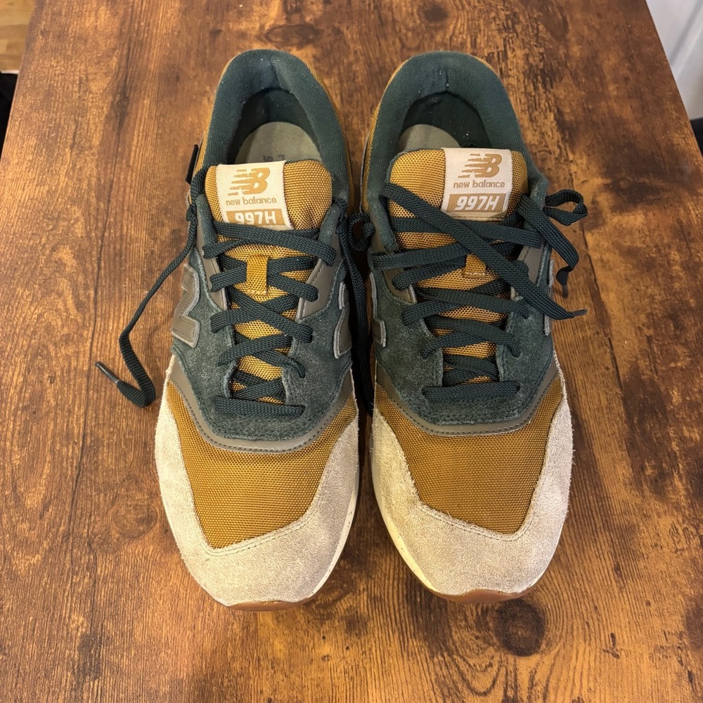New Balance 997H Men's Green and Brown Sneakers